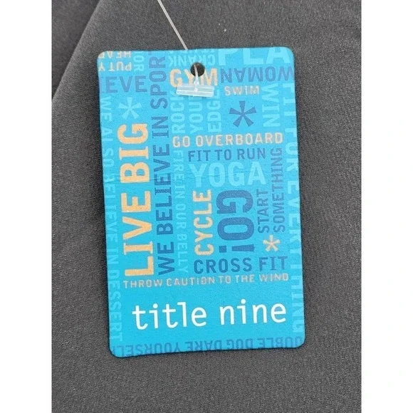 NWT TITLE NINE Gray Athleisure Skirt Front Pocket Women's Size 8 - Picture 7 of 11